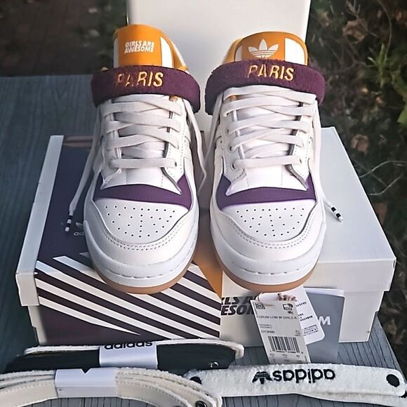 ADIDAS FORUM LOW GIRLS ARE AWESOME limited edition 2021 Womens 8 sneakers NEW - Picture 8 of 16
